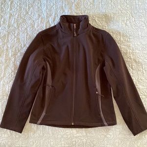 Snozu brand, jacket, size S. Black with gray accents